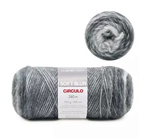 FIO SOFT BLUR 100 GR COR 9095 CINZA MINIMALISTA
