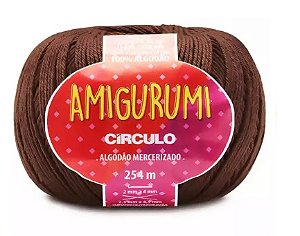 LINHA AMIGURUMI 125 G COR 7400 BROWNIE
