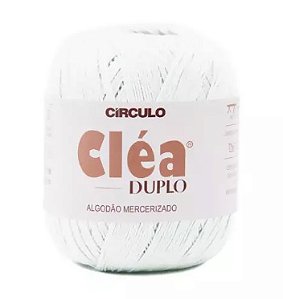 FIO CLÉA DUPLO COR 8001 BRANCO 150 GR 508 MTS CÍRCULO