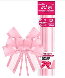 LAÇO RÁPIDO DE VOAL 22MM 5 UNID LRZ005 COR 310 ROSA BEBÊ PROGRESSO