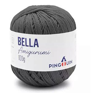 FIO BELLA AMIGURUMI COR 1815 NEW GRAY 203 MTS 100 GR PINGOUIN