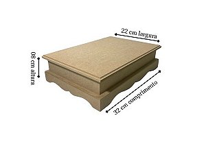 CAIXA BIJUTERIA HOLANDESA 32X22X8 CM