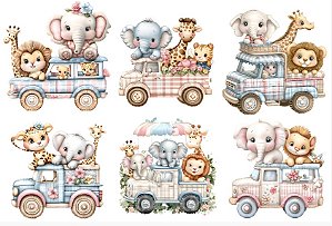 ESTAMPA FÁCIL EST 111302 BABY SAFARY - FABRICART