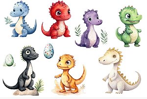 ESTAMPA FÁCIL EST 111301 DINOSSAUROS - FABRICART