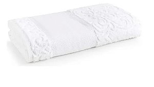 TOALHA BANHO P/B MELINA II 74X140 M COR 01 BRANCO KARSTEN