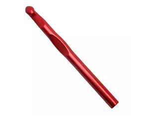 AGULHA CROCHE 12MM ALUMÍNIO CÍRCULO