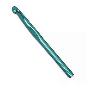 AGULHA CROCHE 9,0MM ALUMÍNIO CÍRCULO