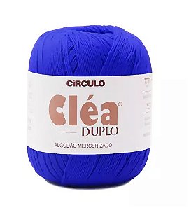 FIO CLÉA DUPLO COR 2829 AZUL BIC 150 GR 508 MTS CÍRCULO