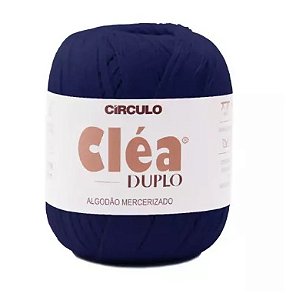 FIO CLÉA DUPLO COR 2856 ANIL PROFUNDO 150 GR 508 MTS CÍRCULO