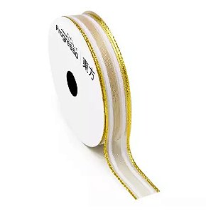 FITA METALIZADA M013-015 COR 203 OURO 10 MTS