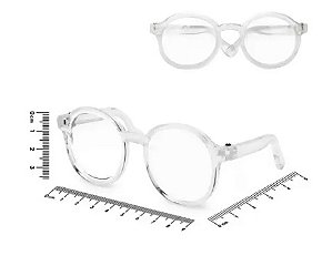 OCULOS PARA AMIGURUMI 9X3,6 REF 455440 COR 10 TRANSPARENTE CÍRCULO