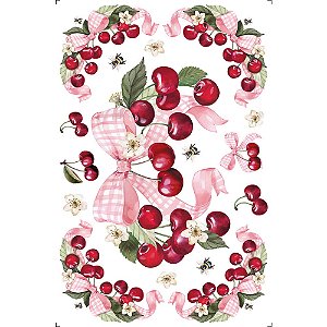 TRANSFER DE IMAGEM BIG 19,5 X 29,5 CM TIB-074 CEREJINHA