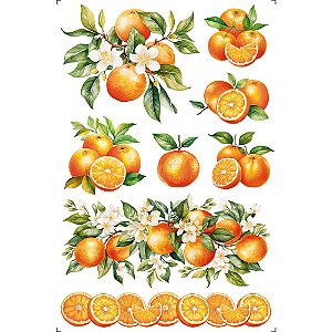 TRANSFER DE IMAGEM BIG 19,5 X 29,5 CM TIB-076 LARANJINHA