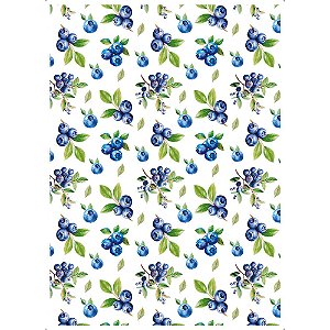 TRANSFER TÊXTIL 20X27,5CM TTR6-033 BLUEBERRY LITOARTE