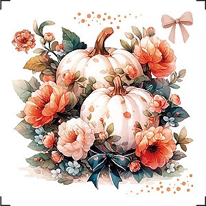 TRANSFER DE IMAGEM TYNI 8X8CM TIT-009 ABÓBORA LITOARTE