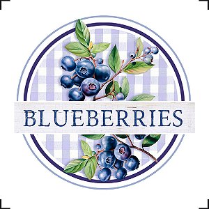 TRANSFER DE IMAGEM TYNI 8X8CM TIT-007 BLUEBERRIES LITOARTE