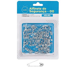 ALFINETE DE SEGURANCA TAM 00 COR NIQUEL PCT C/100