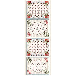 PAINEL JOGO AMERICANO FRUTAS VERMELHAS FRU011 FUXICOS E FRICOTES