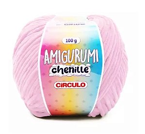 FIO AMIGURUMI CHENILLE COR 3077 QUARTZO 100G CÍRCULO