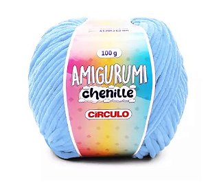 FIO AMIGURUMI CHENILLE COR 2137 HORTÊNSIA 100G CÍRCULO