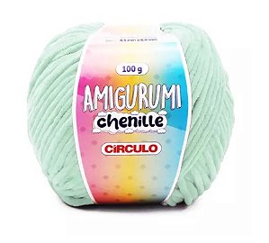 FIO AMIGURUMI CHENILLE COR 2204 VERDE CANDY 100G CÍRCULO