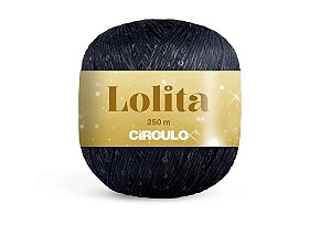 FIO LOLITA COR 8990 PRETO 250 MTS 100G CÍRCULO