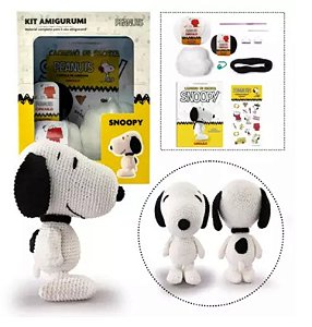 KIT AMIGURUMI PEANUTS COR 1 SNOOPY APROX 17,5 CM