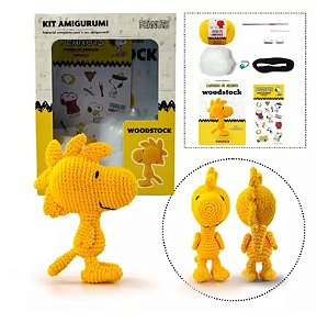 KIT AMIGURUMI PEANUTS COR 2 WOODSTOCK APROX 15,0 CM