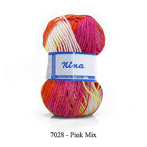 FIO NINA 40GR COR 7028 PINK MIX