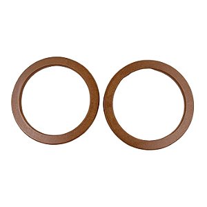 ALÇA REDONDA 14CM MADEIRA MARROM CLARO