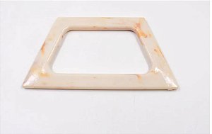 ALÇA PARA BOLSA TRAPEZIO 16CM COR BEGE