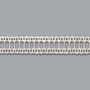 RENDA DE ALGODÃO REF-RA001 COR 084 CRÚ 1,2CM 10 MTS ARTEPUNTO