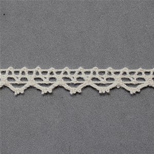 RENDA DE ALGODÃO REF-RA024 COR 084 CRÚ 0,08CM 10 MTS ARTEPUNTO