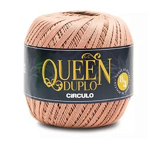 FIO QUEEN DUPLO 8/4 COR 4424 PEACH FUZZ 100 GR CÍRCULO