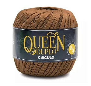 FIO QUEEN DUPLO 8/4 COR 7873 AMBER 100 GR CÍRCULO