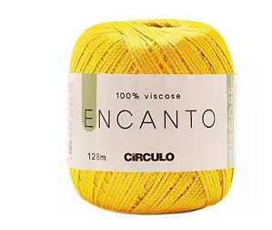 FIO ENCANTO COR 1289 CANÁRIO 100 GR 128 MTS