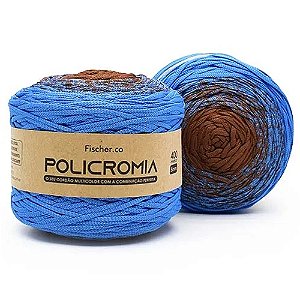 FIO POLICROMIA 400 MTS COR 916-GRUTA AZUL