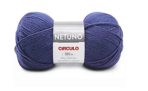 FIO NETUNO CÍRCULO COR 2940 CAPITÃO AZUL 100 GR