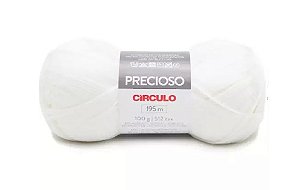 FIO PRECIOSO CÍRCULO COR 8001 BRANCO 100 GR