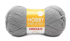FIO HOBBY BABY KIDS 250 MTS 100 GR COR 8473 ALUMINIO