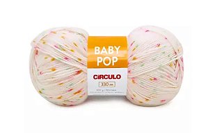FIO BABY POP CÍRCULO COR 8028 ARROZ DOCE 100 GR