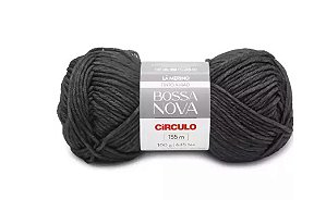 LÃ BOSSA NOVA CÍRCULO COR 0940 PRETO 100 GR
