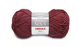 LÃ BOSSA NOVA CÍRCULO COR 3794 BORDÔ 100 GR