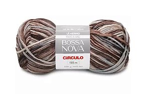 LÃ BOSSA NOVA CÍRCULO COR 9825 MESCLADO BABETTE 100 GR