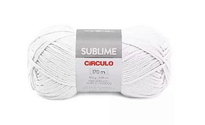 FIO SUBLIME CÍRCULO COR 0010 BRANCO 100 GR