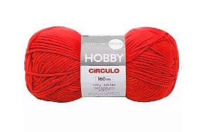 FIO HOBBY 160 MTS 100 GR COR 3583 FOGO VERMELHO