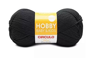 FIO HOBBY BABY KIDS 250 MTS 100 GR COR 940 PRETO