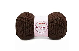 FIO MOLLET CIRCULO COR 0608 CHOCOLATE 100 GR