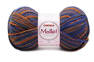 FIO MOLLET CIRCULO COR 9952 MESCLA VELEIRO 100 GR