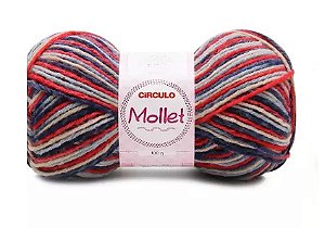 FIO MOLLET CIRCULO COR 9642 MESCLA INTUIÇÃO 100 G